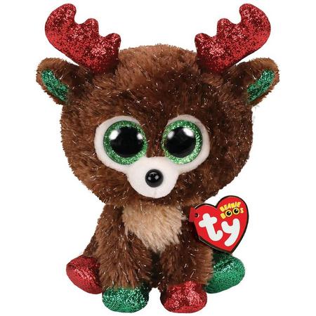 Ty Beanie Boos Fudge Reindeer, 15 cm