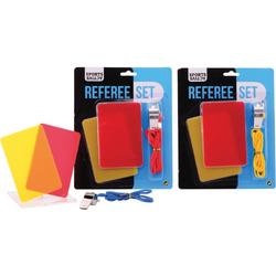 Sports Active - Scheidsrechter - Referee set - Voetbal - Kinderen - Fluit - Rode kaart - Gele kaart - Spel - Voetbalspel - Rollenspel - Buitenspeelgoed - WK - Schoencadeau