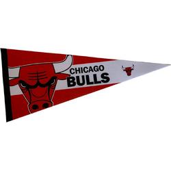 USArticlesEU - Chicago Bulls - NBA - Vaantje - Basketball - Sportvaantje - Pennant - Wimpel - Vlag - Michael Jordan - Wit/Rood - 31 x 72 cm