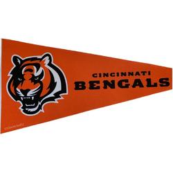 USArticlesEU - Cincinnati Bengals - NFL - Vaantje - American Football - Sportvaantje - Wimpel - Vlag - Pennant - Oranje/zwart - 31 x 72 cm