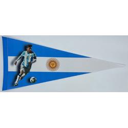 USArticlesEU - Lionel Messi - Messi - Argentinie - Maradona - Diego Maradona - messi vlag - Maradona vlag - Voetbal - World cup - Soccer - Vaantje - Sportvaantje - Pennant - Wimpel - Vlag - 31 x 72 cm - PSG vlag - Messi psg