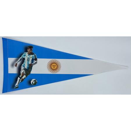 USArticlesEU - Lionel Messi - Messi - Argentinie - Maradona - Diego Maradona - messi vlag - Maradona vlag - Voetbal - World cup - Soccer - Vaantje - Sportvaantje - Pennant - Wimpel - Vlag - 31 x 72 cm - PSG vlag - Messi psg