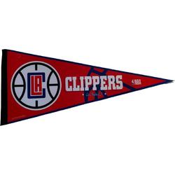 USArticlesEU - Los Angeles Clippers - LA - USA - NBA - Vaantje - Basketball - Sportvaantje - Pennant - Wimpel - Vlag - Wit/Blauw/Rood - 31 x 72 cm