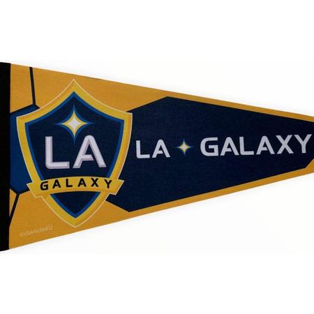 USArticlesEU - Los Angeles Galaxy - LA - Californie - MLS - Vaantje - Voetbal - Amerika -  Soccer - Voetbalvaantje -  Sportvaantje - Pennant - Wimpel - Vlag - Blauw/Geel/Zwart - 31 x 72 cm