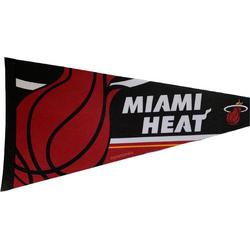 USArticlesEU - Miami Heat - NBA - Vaantje - Basketball - James Wade - Sportvaantje - Pennant - Wimpel - Vlag - Rood/Zwart - 31 x 72 cm