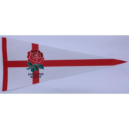 USArticlesEU - Rugby - England - Engels Rugby - UK Rugby - vaantje - sportvaantje - wimpel - pennant - muur decor - 72 * 31cm - Engels rugby team