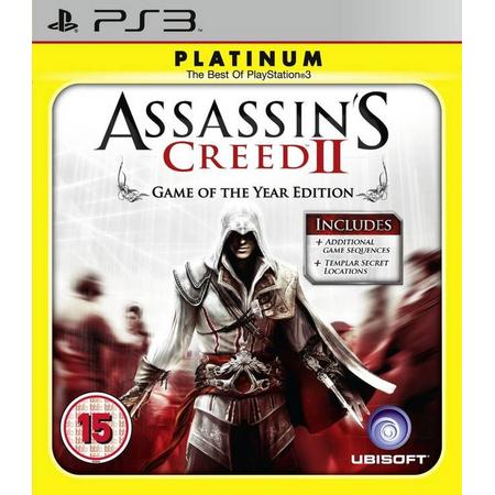 Assassins Creed II (2) GOTY Edition - Platinum (BBFC) /PS3