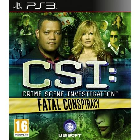 CSI: Crime Scene Investigation - Fatal Conspiracy /PS3