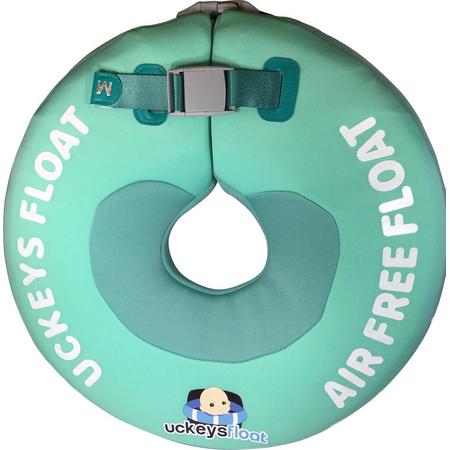 Baby zwemring-groene zwemkraag-baby float-hoeft niet opgeblazen te worden-baby nekring-CE goedgekeurd-EN 131-18 goedgekeurd- voor babys vanaf 2,5 kg tot 12,5 kg