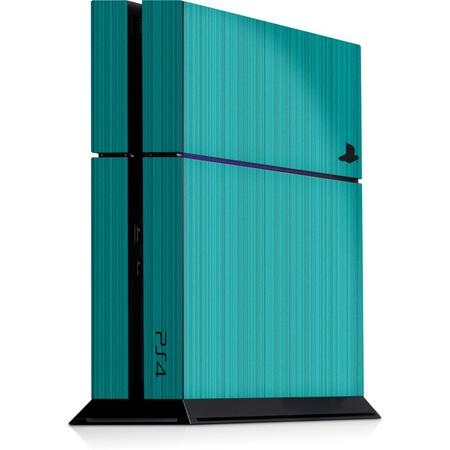 Playstation 4 Console Skin Brushed LichtBlauw