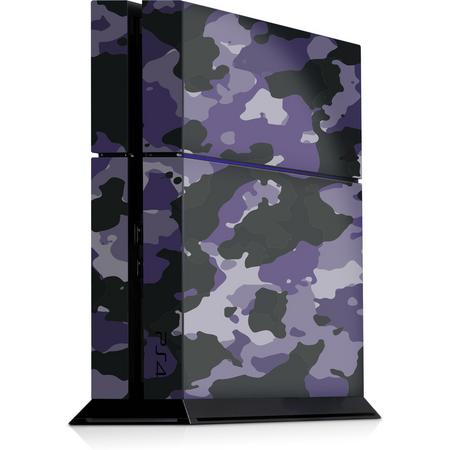 Playstation 4 Console Skin Camouflage Paars
