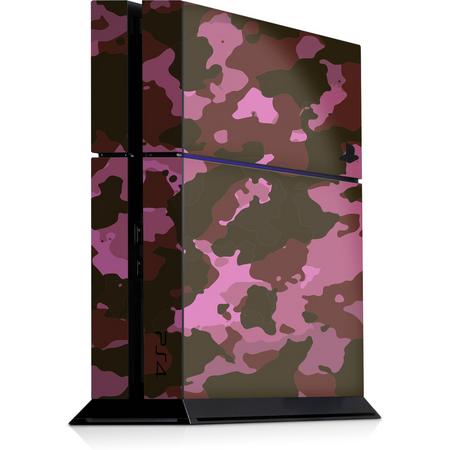 Playstation 4 Console Skin Camouflage Roze