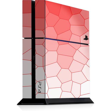 Playstation 4 Console Skin Cell Rood