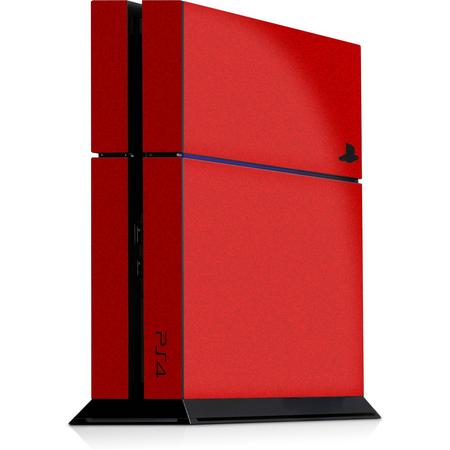 Playstation 4 Console Skin Faded Rood