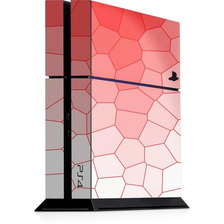 Playstation 4 Console Sticker Bio Cells Rood-PS4 Skin