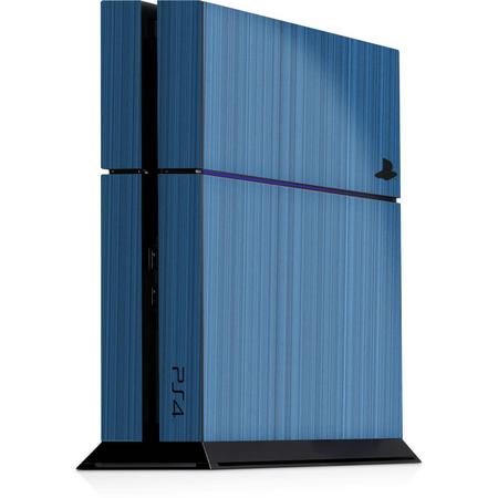Playstation 4 Console Sticker Brushed Blauw-PS4 Skin