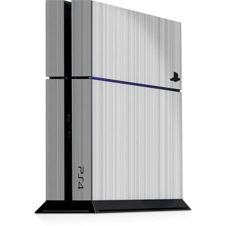 Playstation 4 Console Sticker Brushed Wit-PS4 Skin