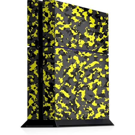 Playstation 4 Console Sticker Camouflage Geel-PS4 Skin