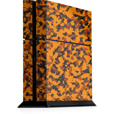 Playstation 4 Console Sticker Camouflage Oranje-PS4 Skin