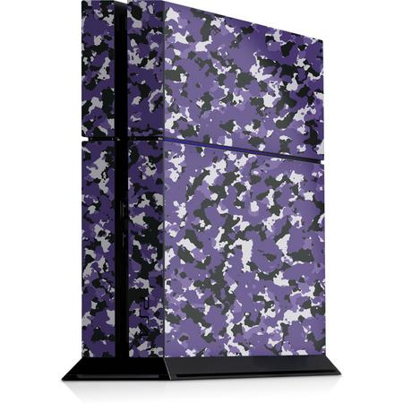 Playstation 4 Console Sticker Camouflage Patroon Paars-PS4 Skin