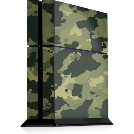 Playstation 4 Console Sticker Rustige Camouflage Groen-PS4 Skin