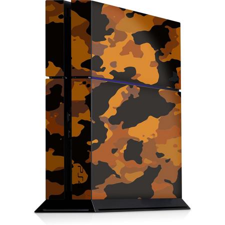 Playstation 4 Console Sticker Rustige Camouflage Oranje-PS4 Skin