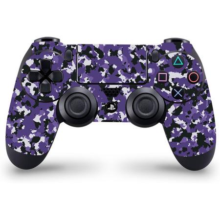 Playstation 4 Controller Skin Camo Paars- PS4 Controller Sticker