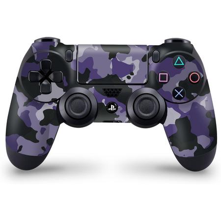Playstation 4 Controller Skin Camouflage Paars- PS4 Controller Sticker