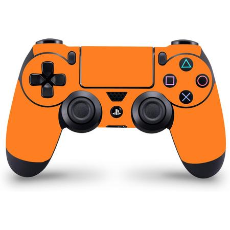 Playstation 4 Controller Skin Oranje- PS4 Controller Sticker