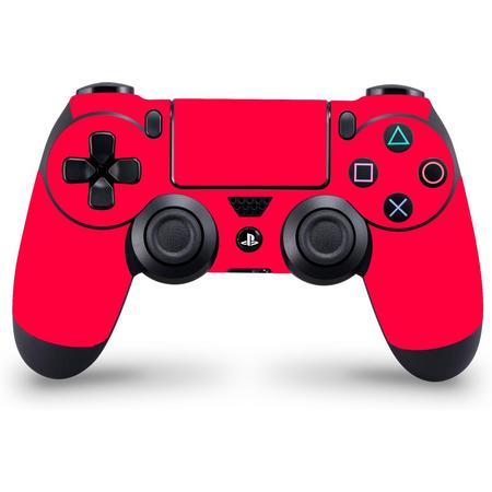 Playstation 4 Controller Skin Rood- PS4 Controller Sticker
