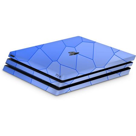 Playstation 4 Pro Console Skin Cell Blauw