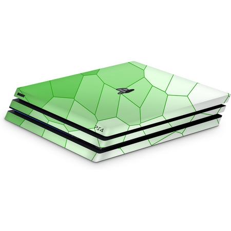 Playstation 4 Pro Console Skin Cell Groen