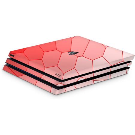 Playstation 4 Pro Console Skin Cell Rood