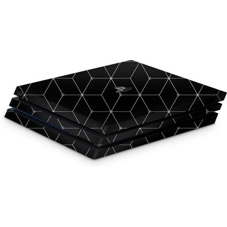 Playstation 4 Pro Console Skin Hexagon Wit