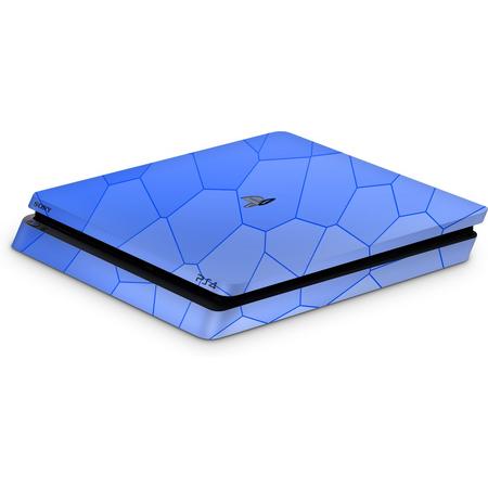 Playstation 4 Slim Console Skin Bio Cells Blauw-PS4 Slim Sticker