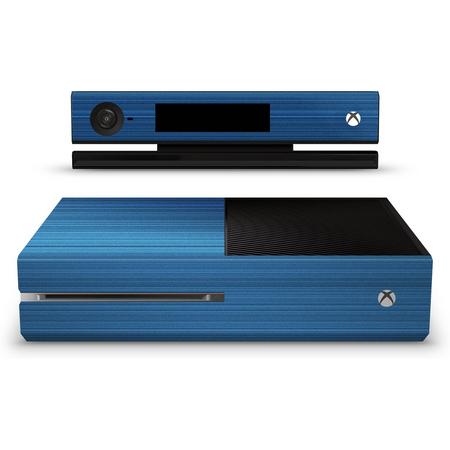 Xbox One Console Skin Brushed Blauw