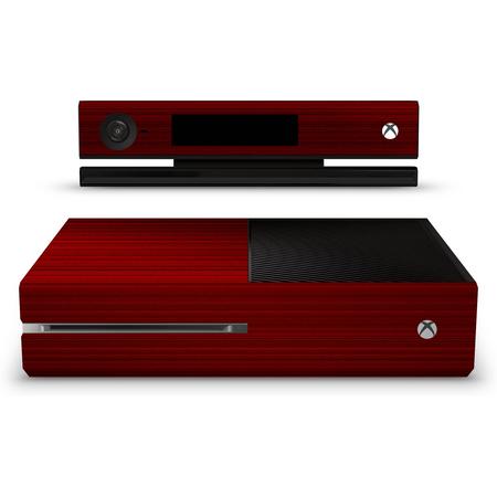 Xbox One Console Skin Brushed Rood