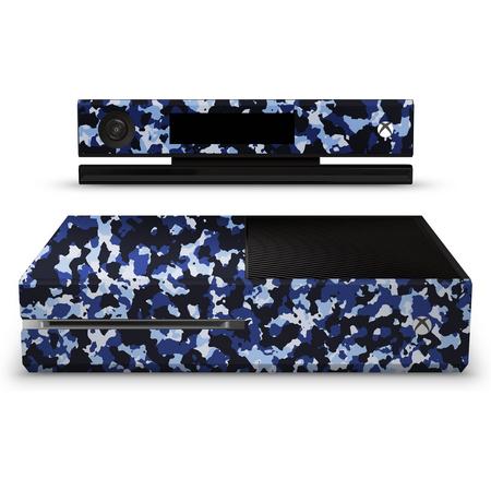 Xbox One Console Skin Camouflage Blauw
