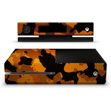 Xbox One Console Skin Camouflage Oranje
