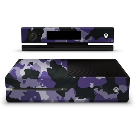 Xbox One Console Skin Camouflage Paars