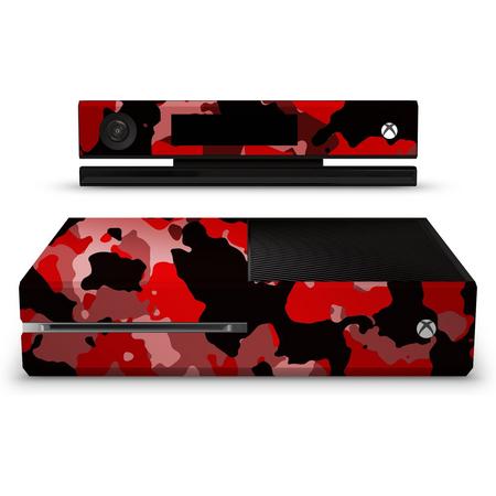 Xbox One Console Skin Camouflage Rood