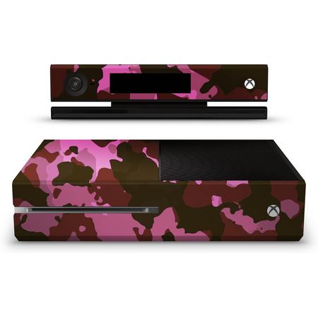 Xbox One Console Skin Camouflage Roze
