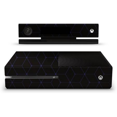 Xbox One Console Skin Hexagon Blauw