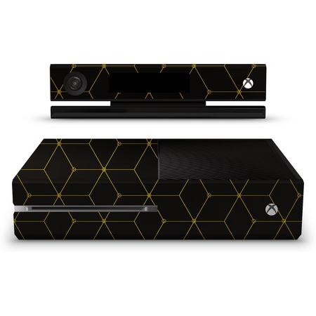 Xbox One Console Skin Hexagon Geel