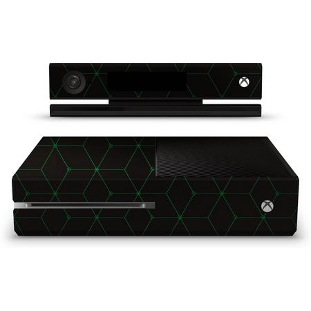 Xbox One Console Skin Hexagon Groen