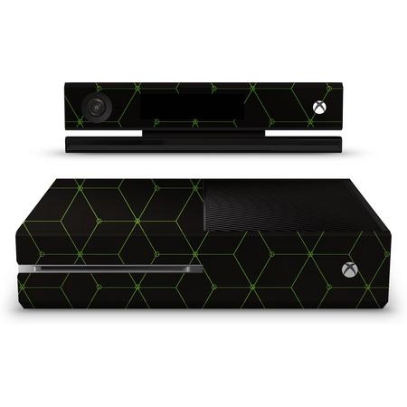 Xbox One Console Skin Hexagon Groen