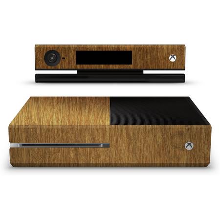 Xbox One Console Skin Wood Bruin