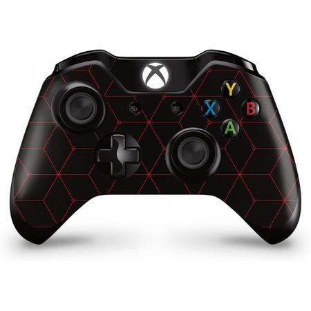 Xbox One Controller Skin Hexagon Rood