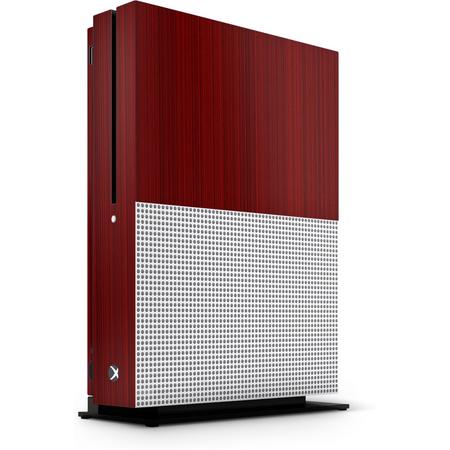 Xbox One S Console Skin Brushed Rood