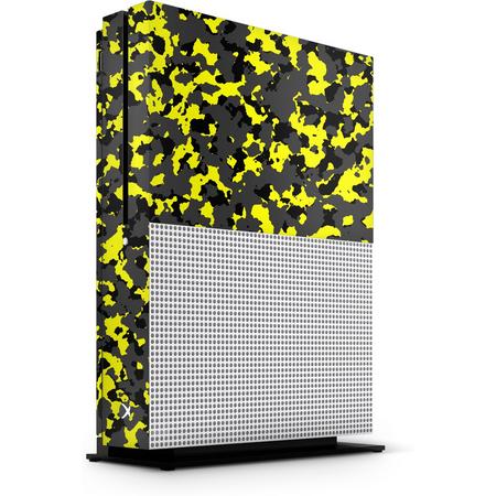 Xbox One S Console Skin Camouflage Geel